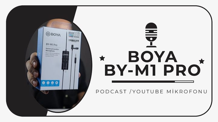 En Uygun Youtuber / Podcaster Mikrofonu (Boya By-M1 Pro İncelemesi)